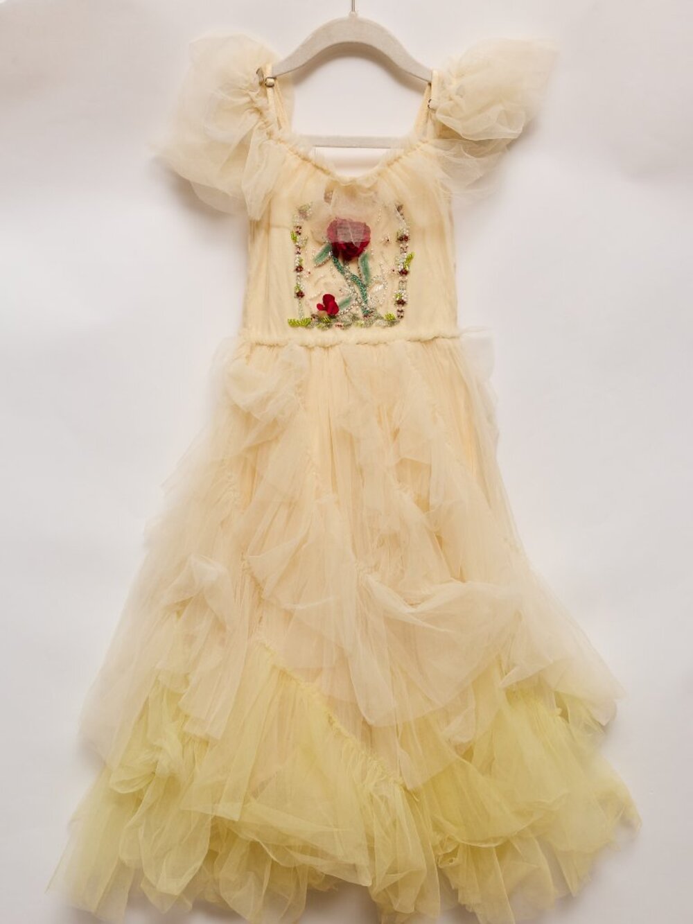 TUTU DU MONDE GIRLS YELLOW BELLE DISNEY DRESS